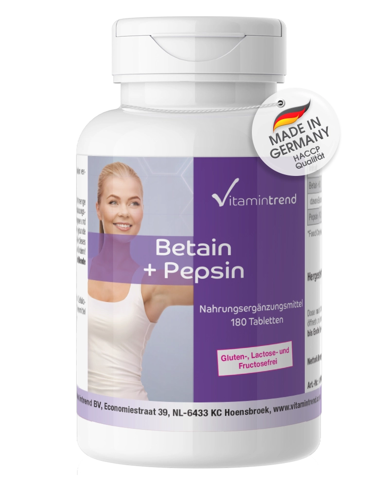 Betaine + Pepsin Betaine + Pepsin
