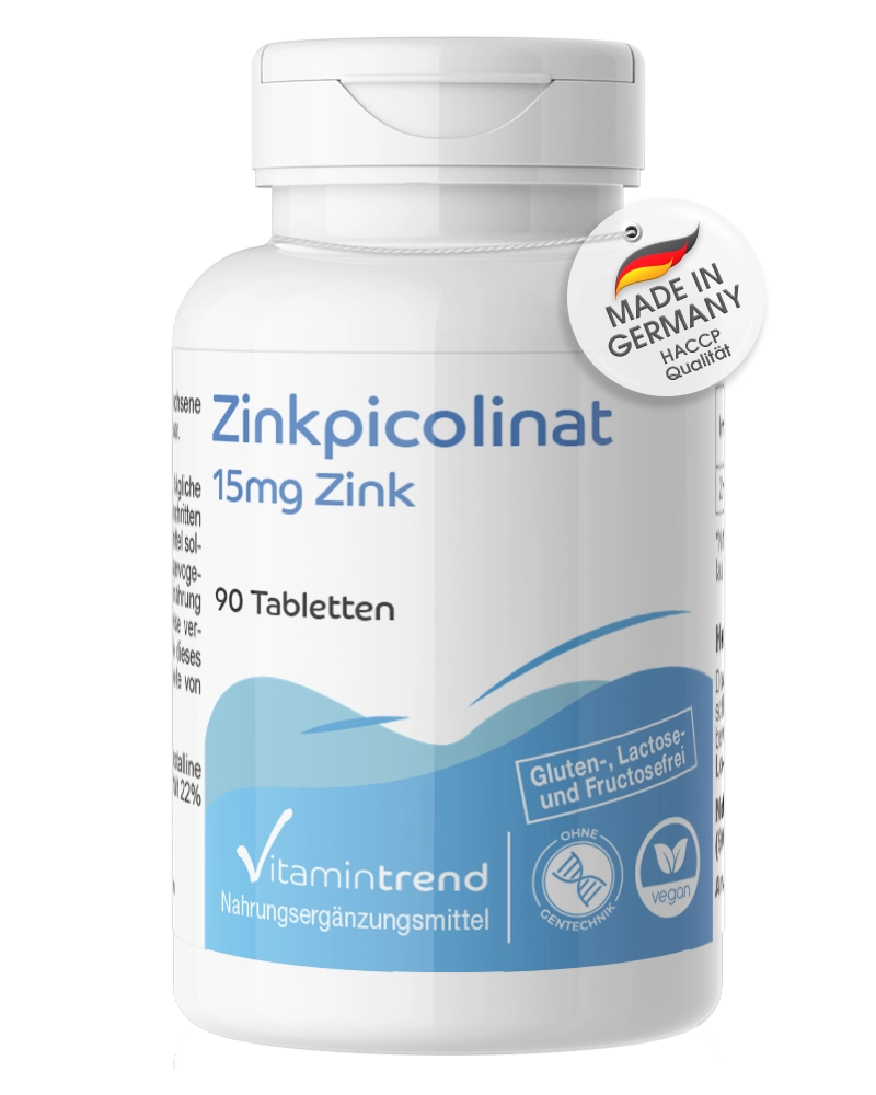 Picolinato de zinc 15mg de zinc Picolinato de zinc 15mg de zinc