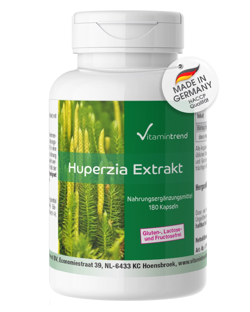 Huperzia extract - huperzine A 200μg - vegan - 180 capsules Huperzia extract - huperzine A 200μg - vegan - 180 capsules