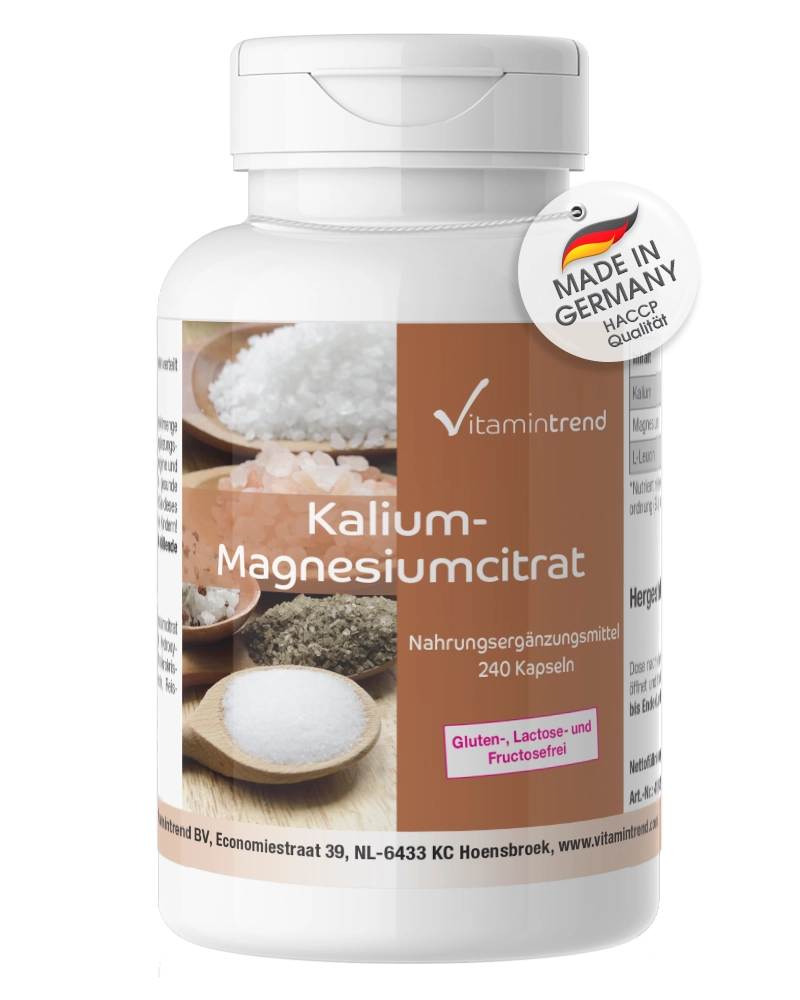 Citrato di Magnesio e Potassio - 240 Capsule Citrato di Magnesio e Potassio - 240 Capsule