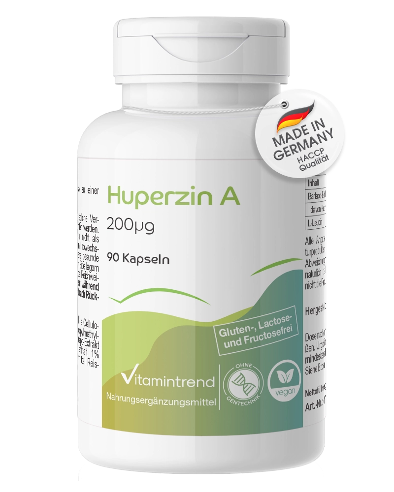 Club Moss Extract - Huperzin A 200µg - vegan - 90 Capsules