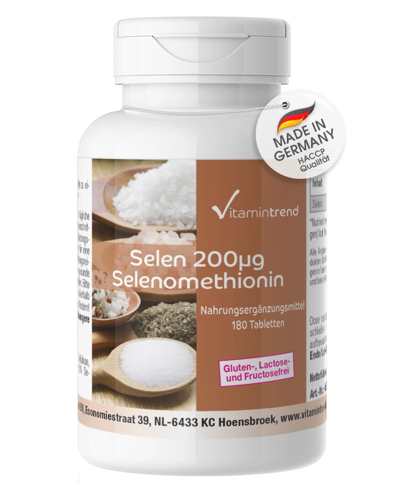 Selenio 200µg - Seleniometionina - 180 comprimidos Selenio 200µg - Seleniometionina - 180 comprimidos