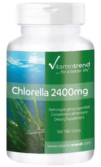 Clorela 2400mg - 500 comprimidos