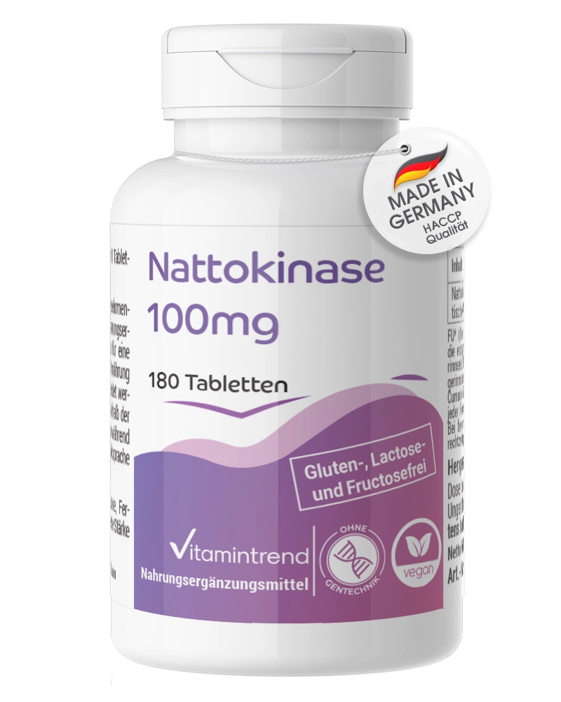 Nattokinase 100mg - 180 Tabletten | Vitamintrend